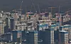 A construction site for apartment buildings in eastern Seoul on Jan. 4. [YONHAP]