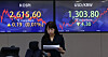 Screens in Hana Bank's trading room in central Seoul show the Kospi closing at 2,615.60 points on Wednesday, up 0.01 percent, or 0.19 points, from the previous trading session. [YONHAP]