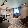 A newly opened lounge at Kensington Hotel Yeouido, western Seoul, for long-term guests. [KENSINGTON HOTELS & RESORTS]