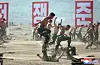 North Korean soldiers take part in tactical drill demonstrations at an undisclosed location in North Korea on May 13 in this photo released by the official North Korean Central News Agency. The drills, held as part of the Korean People's Army training officers' conference, included a combined tactical exercise by special operations subunits to meet all-purpose battalion standards, as well as training matches and joint fire strike demonstrations by tank units. [YONHAP]