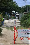 A culling is carried out at a pig farm in Goseong, Gangwon Province on Sunday after an Africa swine fever (ASF) case was confirmed at the farm. It is the first ASF case in three months. The last case was in Yeongwol, Gangwon Province in May. [YONHAP]