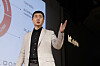 Chung Kee-ho, CEO of KT alpha, speaks at a press event in central Seoul on Wednesday to celebrate the launch of KT alpha on Thursday. [KT ALPHA]