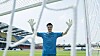 Seongnam FC goalkeeper Kim Young-kwang poses for a photo ahead of his 500th career match in the K League at Tancheon Sports Complex in Seongnam, Gyeonggi, on June 4. [KIM SUNG-RYONG]