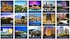 Images of the 15 luxury hotels in the United States that were slated to be sold to Mirae Asset Global Investments. [Mirae Asset Global Investments]