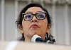 Elizabeth Salmón, the newly-appointed UN special rapporteur on North Korean human rights, speaks with the press at President Hotel in central Seoul on Friday. [NEWS1]