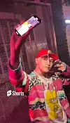 Taeyong of boy band NCT 127 in a YouTube Shorts challenge video [SCREEN CAPTURE]