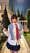 Rei of IVE in a TikTok challenge video [SCREEN CAPTURE]