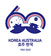 The logo to celebrate 60th anniversary of Australia-Korea diplomatic ties, created by Kim In. [EMBASSY OF AUSTRALIA IN KOREA]