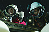The crew of the space debris collecting ship Victory are initially described as materialistic as they are prepared to do anything to get their hands on some cash to help pay off their debts in the sci-fi film 'Space Sweepers.' [NETFLIX]