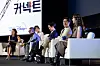 The cast of 'Connect' and Japanese director Takashi Miike speak about the series at the Disney Content Showcase held at Marina Bay Sands Singapore on Friday. [THE WALT DISNEY COMPANY]