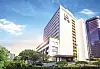 Booyoung Group's headquarters in Jung District, central Seoul. The company's WooJung Education & Culture Foundation announced Tuesday it awarded scholarships to 99 international students. [BOOYOUNG GROUP]