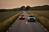 Volvo’s best-selling XC60 midsize SUV, right, and the iconic 240 [VOLVO]