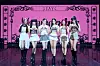 Girl group STAYC poses for the camera during the group's Monday showcase [HIGH UP ENTERTAINMENT]