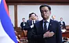 Acting President Choi Sang-mok pledges his allegiance to the Korean flag before a Cabinet meeting at the government complex in Jongno District, central Seoul, on Dec. 31, 2024. [JOINT PRESS CORPS]