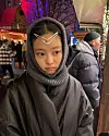 Jennie of Blackpink is shown wearing a balaclava. [SCREEN CAPTURE]