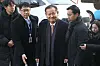 Former Interior Minister Lee Sang-min arrives at the Constitutional Court in Jongno District, central Seoul, on Feb. 11. [JOINT PRESS CORPS]