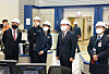 Minister of Trade, Industry and Energy Lee Chang-yang tours the Shin-Hanul 1 nuclear power plant in Uljin, North Gyeongsang, on Wednesday. The nuclear power plant started commercial operation a week ago. [MINISTRY OF TRADE, INDUSTRY AND ENERGY]