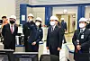Minister of Trade, Industry and Energy Lee Chang-yang tours the Shin-Hanul 1 nuclear power plant in Uljin, North Gyeongsang, on Wednesday. The nuclear power plant started commercial operation a week ago. [MINISTRY OF TRADE, INDUSTRY AND ENERGY]