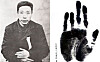 Korean independence activist Ahn Jung-geun (1879-1910) and his representative hand print. [JOONGANG PHOTO]