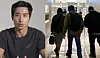 Left, Rhee. Right, a photo uploaded by Rhee on Instagram Sunday, showing the backs of three people. In the caption, Rhee said his team members had departed Korea “a while ago.” [JOONGANG ILBO]