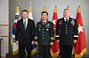 U.S. Army Pacific Commander Gen. Paul J. LaCamera, right, the prospective nominee to head the U.S. Forces Korea, poses with South Korean Minister of National Defense Suh Wook, center, and U.S. Secretary of the Army Ryan D. McCarthy during a visit to South Korea in January. Gen. Suh was Seoul's Army Chief of Staff at the time. [U.S. ARMY]