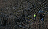 A wildfire in Hadong County, South Gyeongsang, was extinguished on Sunday noon after about 23 hours the fire broke out. [YONHAP]
