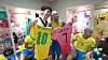 Son Heung-min, left, and Neymar pose for the picture after the friendly between Korea and Brazil at Seoul World Cup Stadium in Mapo district, western Seoul on June 2. [ONE FOOTBALL]