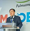Pulmuone CEO Lee Hyo-Yul speaks to shareholders at the Pulmuone annual meeting in March 2023. [PULMUONE]