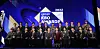 The awardees at the 2022 KBO Awards pose with their awards on the stage at The Westin Josun Seoul in central Seoul on Thursday. [NEWS1]
