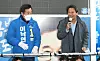 Im Jong-seok, President Moon Jae-in’s first chief of staff, right, campaigns with former Prime Minister Lee Nak-yon during April’s legislative elections. [YONHAP]