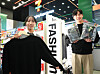 Models hold cashmere sweaters sold by 7-Eleven. The convenience store chain said it would sell six types of cashmere sweaters from Oct. 16. [YONHAP]