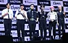 Victon poses during Tuesday's showcase. [ILGAN SPORTS]