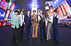 BTS performs its new song 'Dynamite' for the first time for the 2020 MTV Video Music Awards on Monday morning. [BIG HIT ENTERTAINMENT]