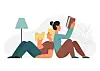 A couple is reading books [GETTY IMAGES BANK]