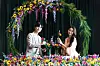 Legoland Korea hosts an event to showcase its new Lego brand, Lego Botanical Collection, in Jung District, central Seoul, on Wednesday. The collection allows users to build flowers and plants from Lego parts. [YONHAP]