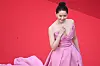 Singer and actor Yoona arrives for the screening of the film ″Horizon: An American Saga″ at the 77th Cannes Film Festival in France on May 19. [AFP/YONHAP]