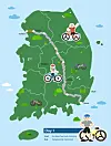 Day 1 on the Korea Cross Country Cycling Road [KOREA JOONGANG DAILY]