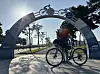 At the start line in Incheon on Sept. 27. [JIM BULLEY]