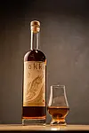 Oak-aged version of Tokki Soju is now available. [DIANE KANG]