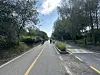 The start of the Hangang Bicycle Path in Gimpo, Gyeonggi, on Sept. 27. The traffic starts to pick up immediately after joining the Han River path on the way into Seoul. [JIM BULLEY]