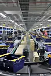 Inside Market Kurly's distribution center in Gimpo [MARKET KURLY]