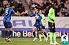Lee Chung-yong of Ulsan Hyundai celebrates after scoring Ulsan's first goal in a match against Jeonbuk Hyundai Motors on Saturday at Jeonju World Cup Stadium in Jeonju, North Jeolla. [KLEAGUE]