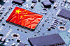 Flag of China on a processor [SHUTTERSTOCK]
