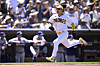 San Diego Padres third baseman Kim Ha-seong advances home to score a run against the Los Angeles Dodgers during the third inning at Petco Park on Monday.  [USA TODAY/YONHAP]