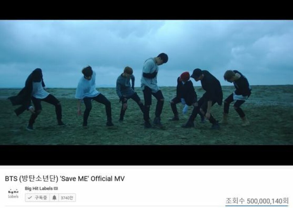 Saveme Bts Set BTS's 'Save Me' surpasses 500 million views on YouTube