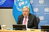 United Nations Secretary-General Antonio Guterres speaks during a press conference at the UN headquarters in New York Wednesday. [YONHAP]