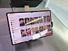 A tablet at the Pocaspot store in western Seoul shows different K-pop photo cards currently in the inventory [CHO YONG-JUN]