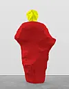 ″Yellow red monk″ (2020) by Ugo Rondinone [KUKJE GALLERY]