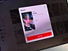 A tablet at the Pocaspot store in western Seoul shows a Karina photo card listed at 160,500 won ($113) [CHO YONG-JUN]
