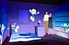 A short video of Yumi's story is played inside Yumi's room using a projection mapping technique. [MEDIA & ART]